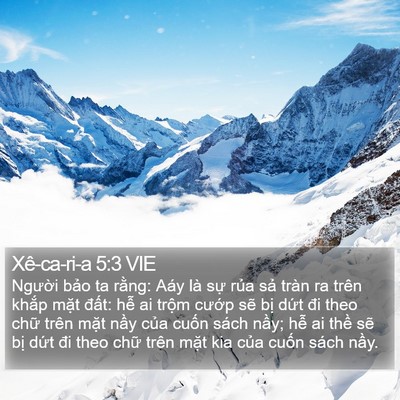 Xê-ca-ri-a 5:3 VIE Bible Verse Image