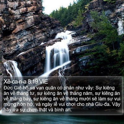 Xê-ca-ri-a 8:19 VIE Bible Verse Image