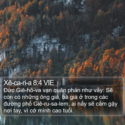 Xê-ca-ri-a 8:4 VIE Bible Verse Image
