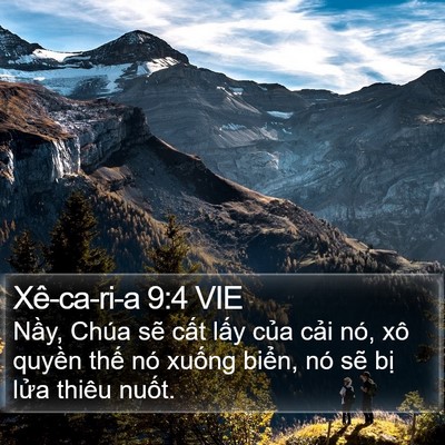 Xê-ca-ri-a 9:4 VIE Bible Verse Image