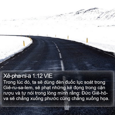 Xê-pha-ni-a 1:12 VIE Bible Verse Image
