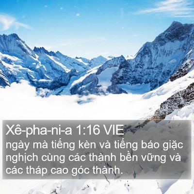 Xê-pha-ni-a 1:16 VIE Bible Verse Image