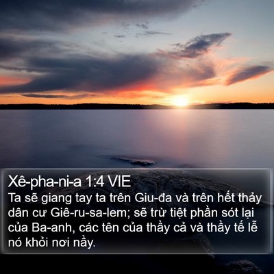 Xê-pha-ni-a 1:4 VIE Bible Verse Image