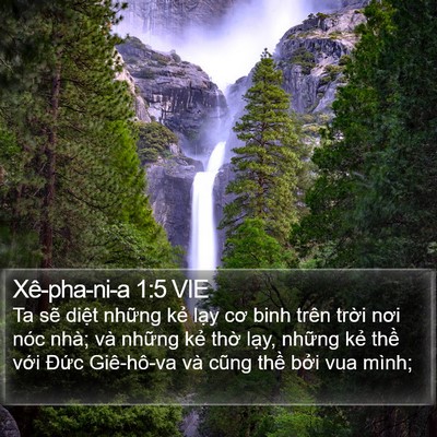 Xê-pha-ni-a 1:5 VIE Bible Verse Image