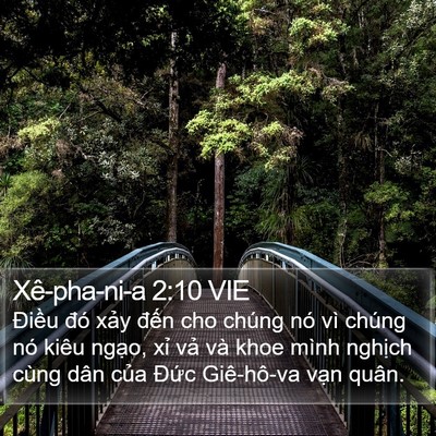 Xê-pha-ni-a 2:10 VIE Bible Verse Image