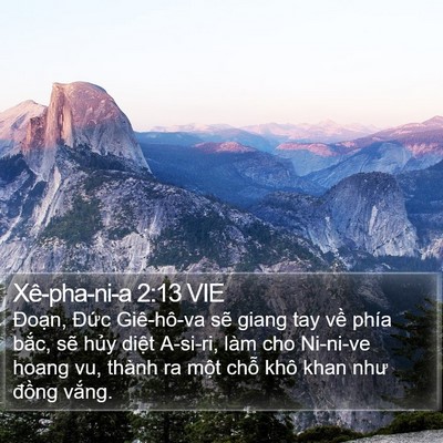 Xê-pha-ni-a 2:13 VIE Bible Verse Image
