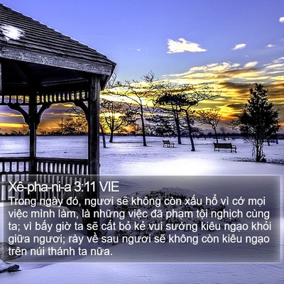 Xê-pha-ni-a 3:11 VIE Bible Verse Image