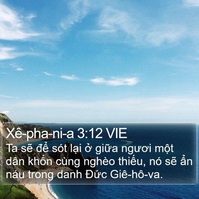 Xê-pha-ni-a 3:12 VIE Bible Verse Image