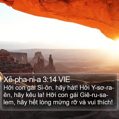 Xê-pha-ni-a 3:14 VIE Bible Verse Image