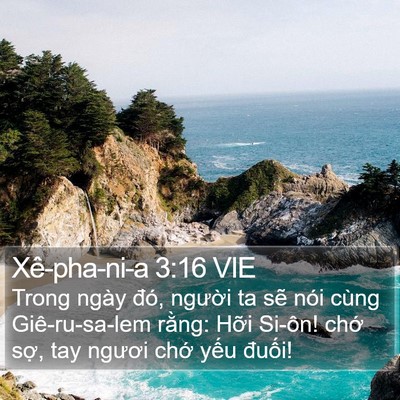 Xê-pha-ni-a 3:16 VIE Bible Verse Image