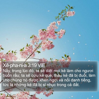 Xê-pha-ni-a 3:19 VIE Bible Verse Image