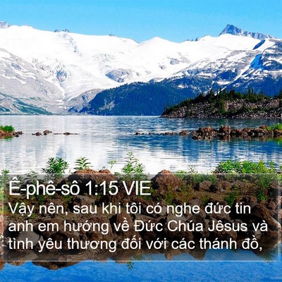 Ê-phê-sô 1:15 VIE Bible Verse Image
