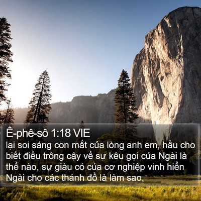 Ê-phê-sô 1:18 VIE Bible Verse Image
