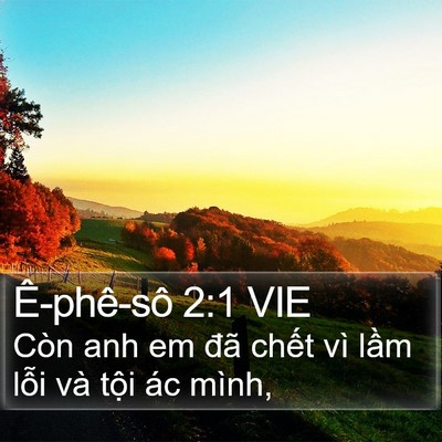 Ê-phê-sô 2:1 VIE Bible Verse Image