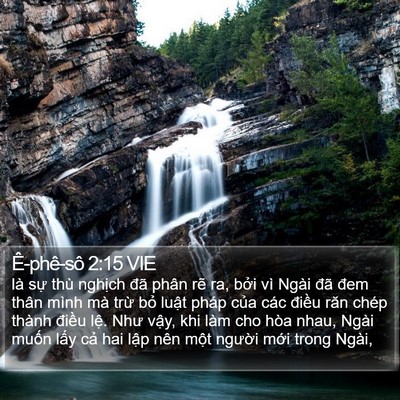 Ê-phê-sô 2:15 VIE Bible Verse Image