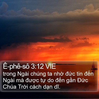 Ê-phê-sô 3:12 VIE Bible Verse Image