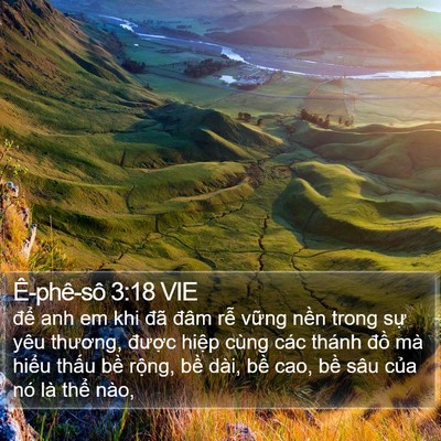 Ê-phê-sô 3:18 VIE Bible Verse Image