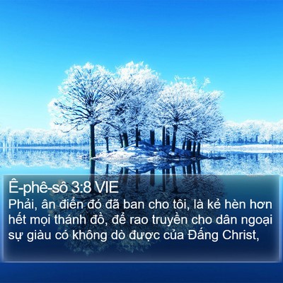 Ê-phê-sô 3:8 VIE Bible Verse Image