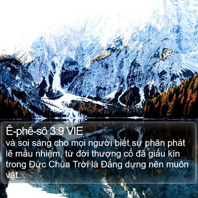 Ê-phê-sô 3:9 VIE Bible Verse Image