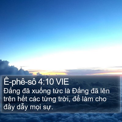 Ê-phê-sô 4:10 VIE Bible Verse Image