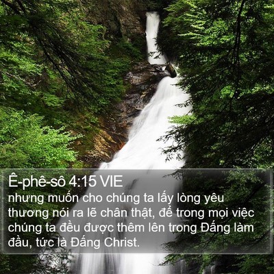 Ê-phê-sô 4:15 VIE Bible Verse Image