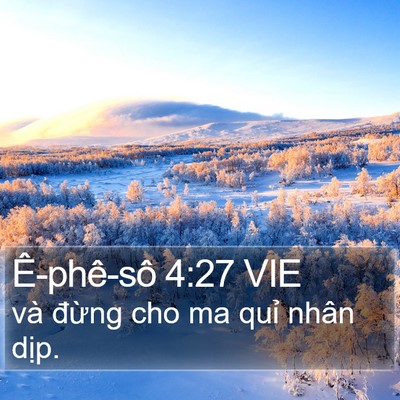 Ê-phê-sô 4:27 VIE Bible Verse Image