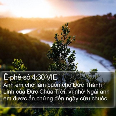Ê-phê-sô 4:30 VIE Bible Verse Image