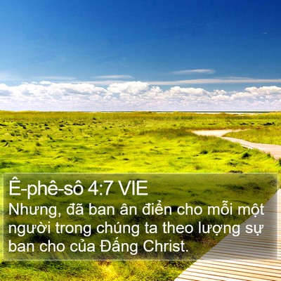 Ê-phê-sô 4:7 VIE Bible Verse Image