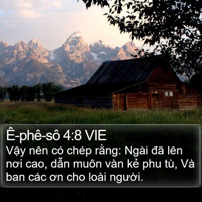 Ê-phê-sô 4:8 VIE Bible Verse Image