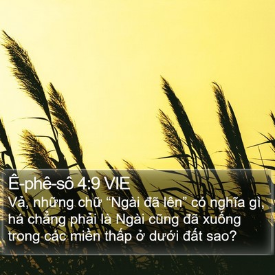 Ê-phê-sô 4:9 VIE Bible Verse Image