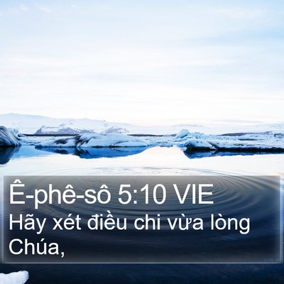 Ê-phê-sô 5:10 VIE Bible Verse Image
