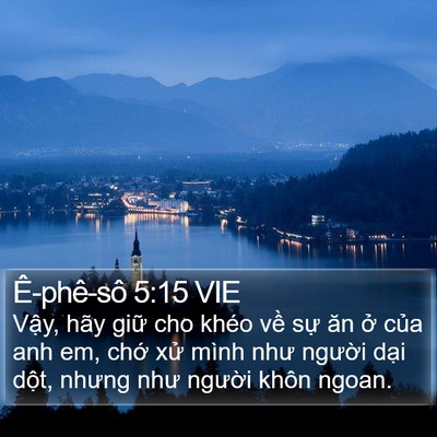 Ê-phê-sô 5:15 VIE Bible Verse Image
