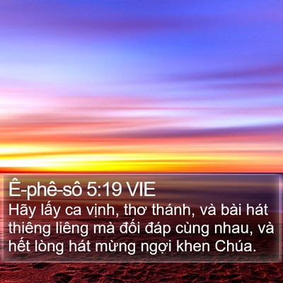 Ê-phê-sô 5:19 VIE Bible Verse Image
