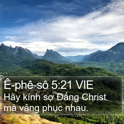 Ê-phê-sô 5:21 VIE Bible Verse Image