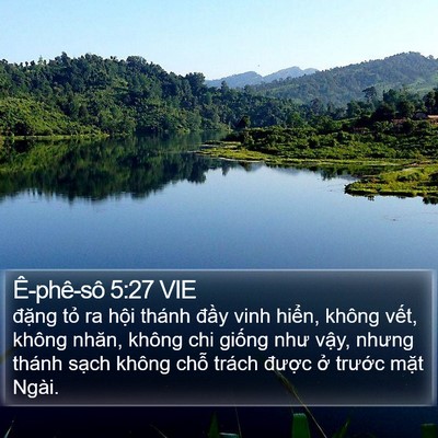 Ê-phê-sô 5:27 VIE Bible Verse Image