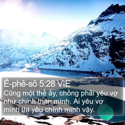 Ê-phê-sô 5:28 VIE Bible Verse Image