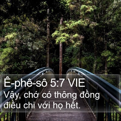 Ê-phê-sô 5:7 VIE Bible Verse Image
