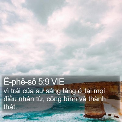 Ê-phê-sô 5:9 VIE Bible Verse Image