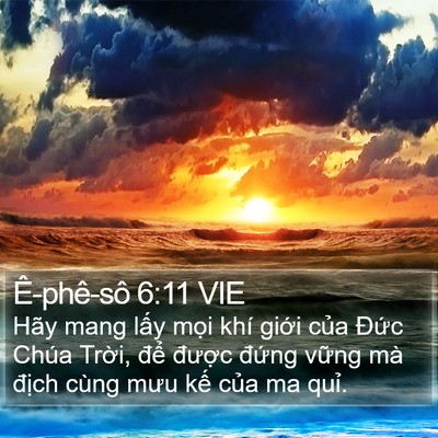 Ê-phê-sô 6:11 VIE Bible Verse Image