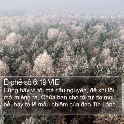 Ê-phê-sô 6:19 VIE Bible Verse Image
