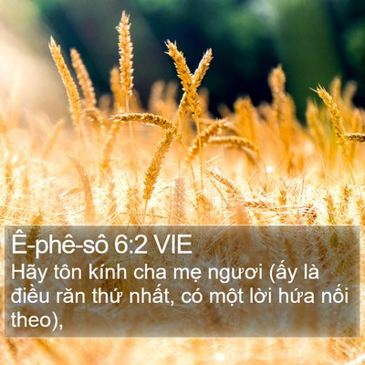 Ê-phê-sô 6:2 VIE Bible Verse Image