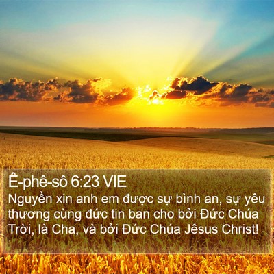 Ê-phê-sô 6:23 VIE Bible Verse Image
