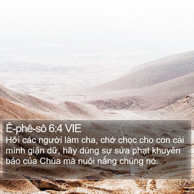 Ê-phê-sô 6:4 VIE Bible Verse Image