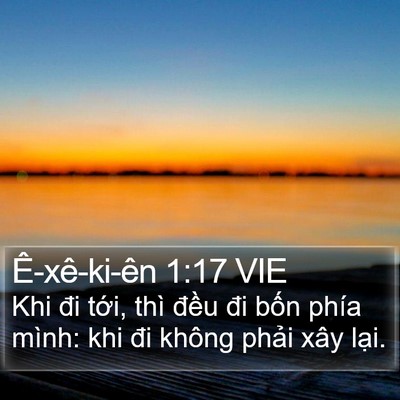 Ê-xê-ki-ên 1:17 VIE Bible Verse Image