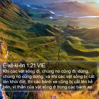 Ê-xê-ki-ên 1:21 VIE Bible Verse Image