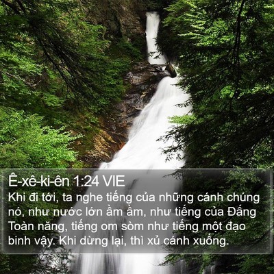 Ê-xê-ki-ên 1:24 VIE Bible Verse Image