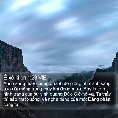 Ê-xê-ki-ên 1:28 VIE Bible Verse Image