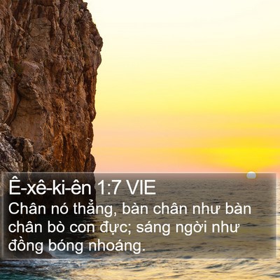Ê-xê-ki-ên 1:7 VIE Bible Verse Image
