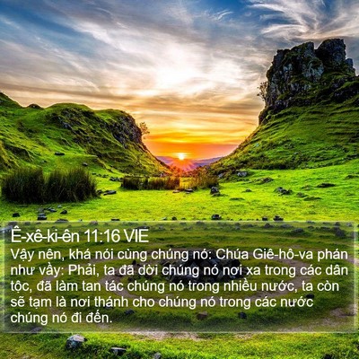 Ê-xê-ki-ên 11:16 VIE Bible Verse Image