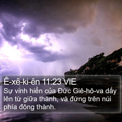 Ê-xê-ki-ên 11:23 VIE Bible Verse Image